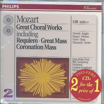 Mozart: Great Choral Works cover