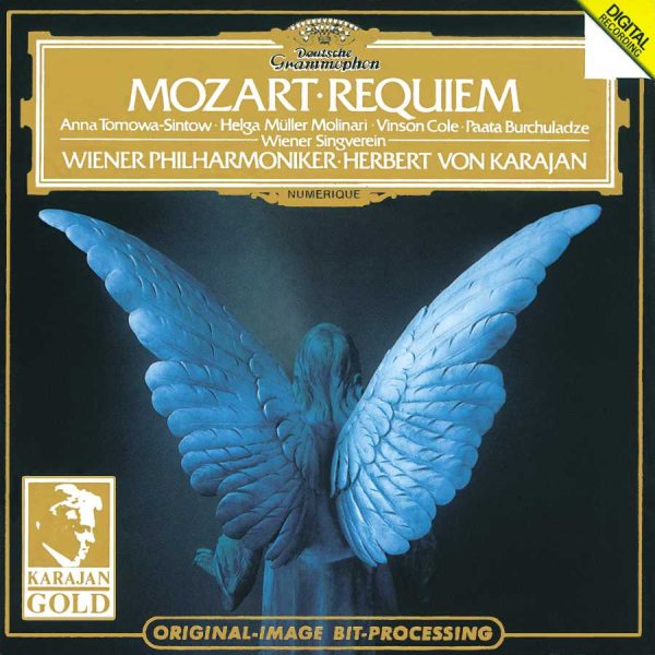Mozart: Requiem / Tomowa-Sintow, Müller Molinari, Cole, Burchuladze; von Karajan cover