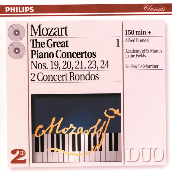 Great Piano Concertos Vol. 1: 19, 20, 21, 23, 24 (2 CD) cover