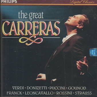 The Great Carreras cover
