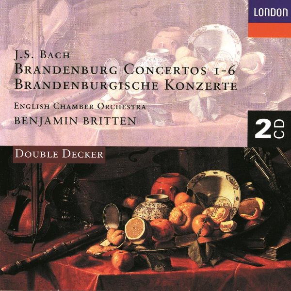 Bach - Brandenburg Concertos / Britten, ECO cover