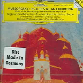 Mussorgsky: Pictures at an Exhibition, Night on Bald Mountain, Sennacherib, Salammbo, Oedipus, Joshua cover