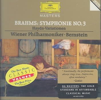 Brahms: Symphony 3 & Haydn Variations cover