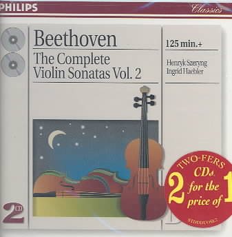 Beethoven: The Complete Violin Sonatas Vol. 2 cover