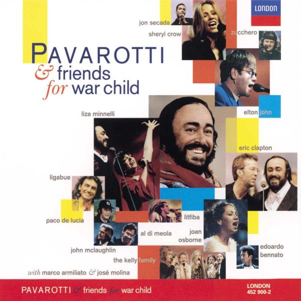 Pavarotti & Friends for War Child cover