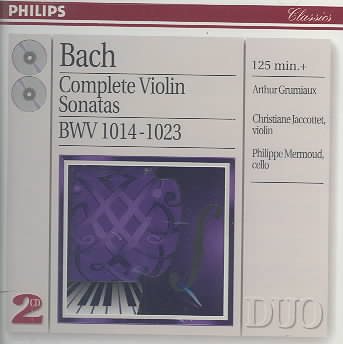 Bach: Complete Violin Sonatas cover