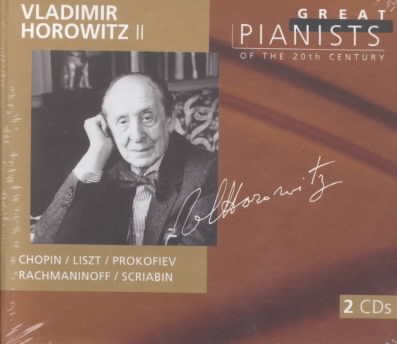 Vladimir Horowitz II: Great Pianists of the 20th Century, Vol. 48 cover