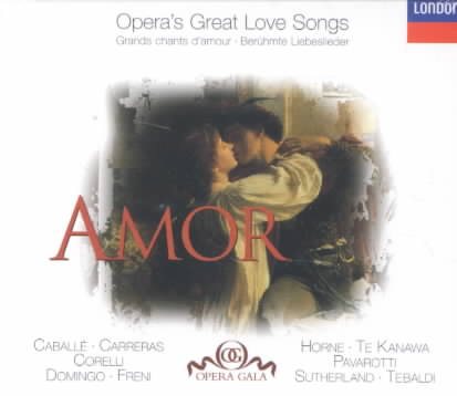 Amor--Opera's Great Love Songs cover