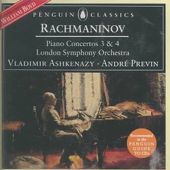 Rachmaninov: Piano Concertos no 3 and 4 / Ashkenazy, Previn (Penguin Music Classics Series) cover
