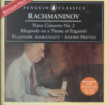 Rachmaninov: Piano Concerto 2 in C Minor, Op. 18; Rhapsody on a Theme of Paganini, Op. 43 cover