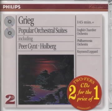 Grieg: Popular Orchestral Suites cover