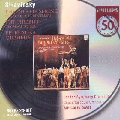 Stravinsky: The Firebird / Petrouchka (1947 version) / Rite of Spring / Orpheus cover
