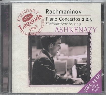 Rachmaninov: Piano Concertos 2 & 3 / Ashkenazy, Kondrashin cover