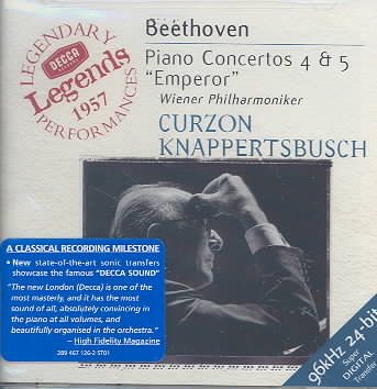 Beethoven: Piano Concertos Nos.4 & 5 cover