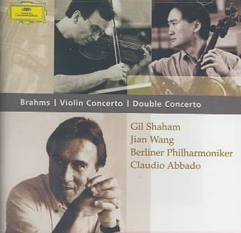 Brahms: Violin Concerto in D major,Op. 77 / Double Concerto in A minor,Op.102 ~ Shaham / Abbado cover