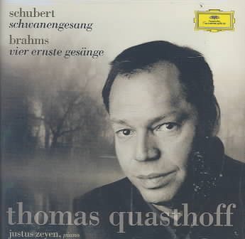 Schubert: Schwanengesang,D.957 / Brahms: 4 Last Songs,Op.121 cover