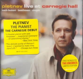 Pletnev Live at Carnegie Hall cover