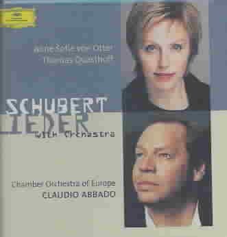 Schubert Lieder with Orchestra cover
