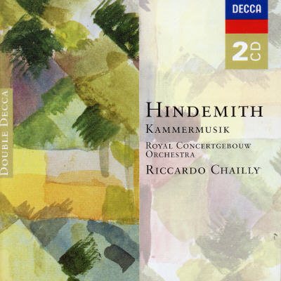 Hindemith: Kammermusik Concertos Nos. 1-7 ~ Chailly cover