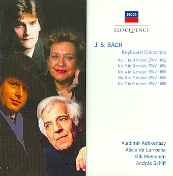 Bach J.S: Keyboard Ctos Nos 1 / 3 - 5 & 7 cover