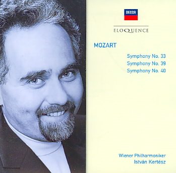 Mozart: Symphonies Nos. 33, 39 & 40 cover