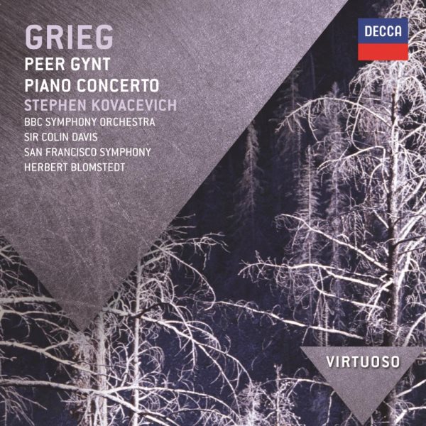 Grieg: Piano Concerto; Peer Gynt cover