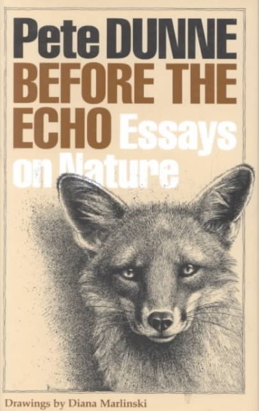 Before the Echo: Essays on Nature (Corrie Herring Hooks Series) cover