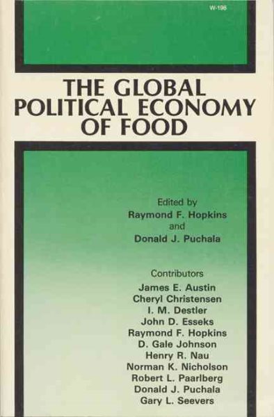 The Global Political Economy of Food cover