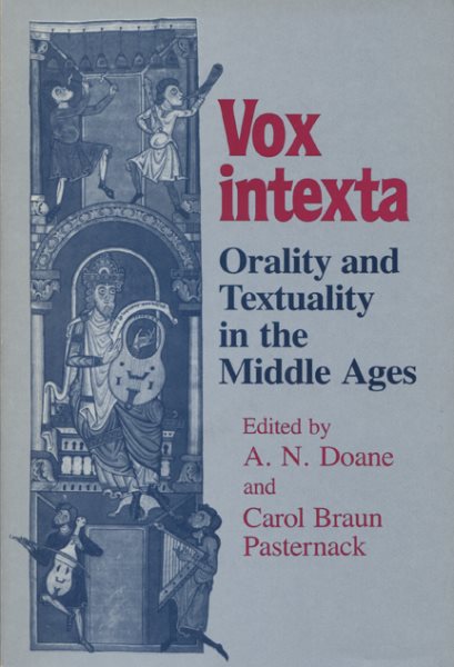 Vox intexta: Orality And Textuality in the Middle Ages cover