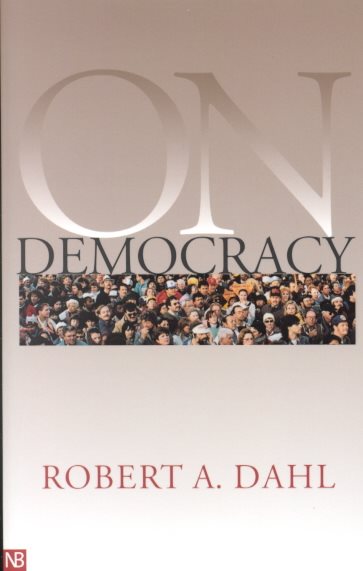 On Democracy (Yale Nota Bene) cover