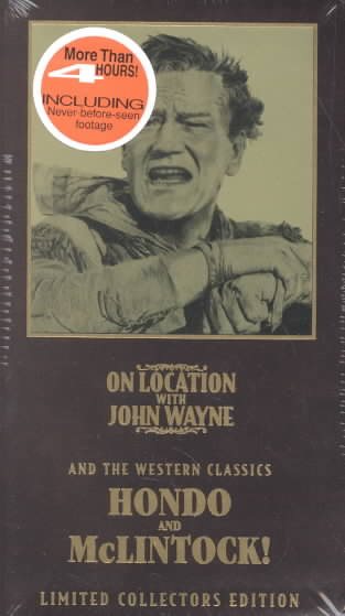 On Location with John Wayne + Hondo/McLintock! [VHS] cover