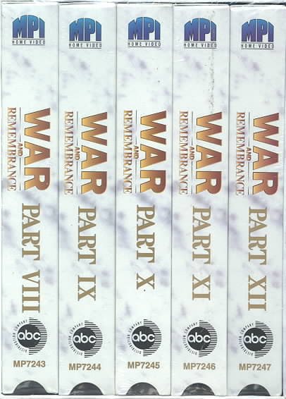 War and Remembrance, Vol. 2 (Boxed Set) [VHS]