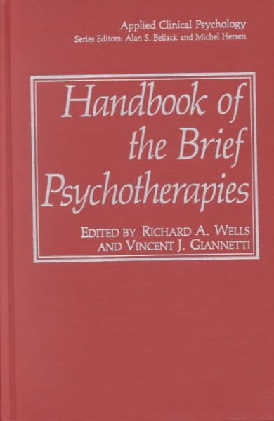 Handbook of the Brief Psychotherapies (Nato Science Series B:) cover