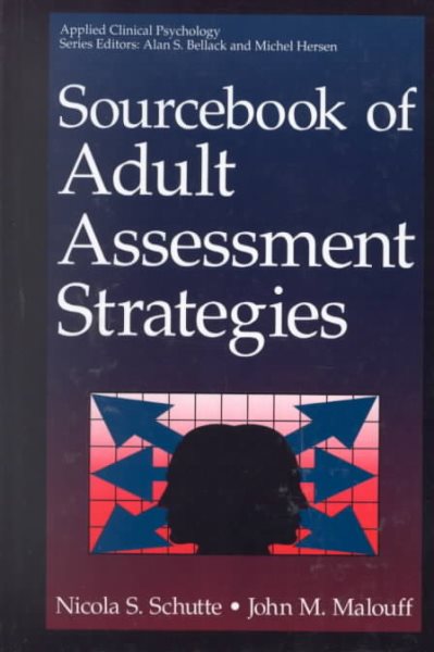 Sourcebook of Adult Assessment Strategies (Nato Science Series B:) cover