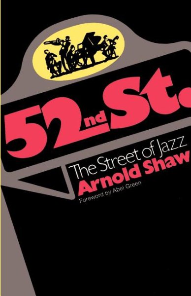 52nd Street: The Street of Jazz (Da Capo Paperback) cover