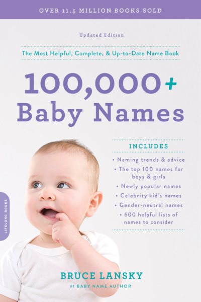 100,000+ Baby Names: The most helpful, complete, & up-to-date name book cover