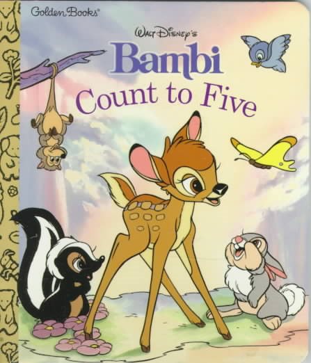 Walt Disney's Bambi: Count to Five (Golden Books) cover