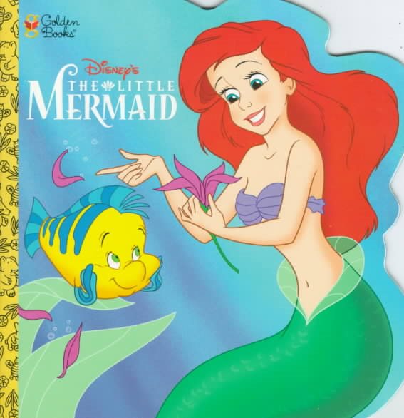 Walt Disney Pictures Presents the Little Mermaid (Golden Super Shape Books) cover