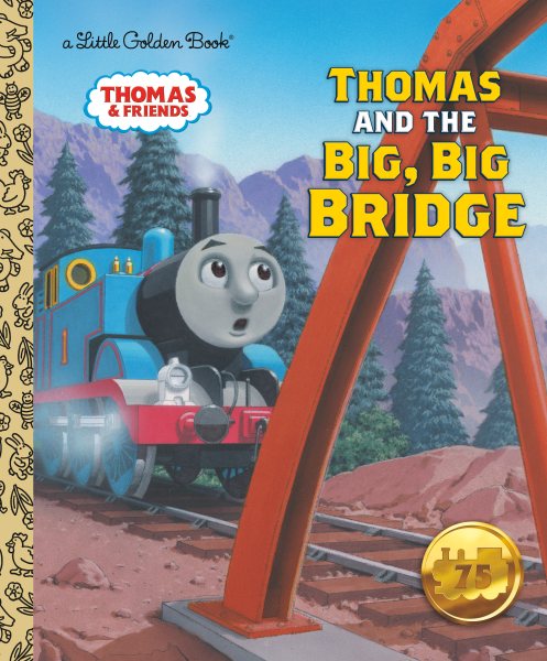 Thomas and the Big, Big Bridge (Thomas & Friends) (Little Golden Book) cover