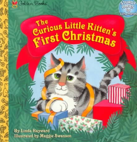 Curious Little Kitten's First Christmas (Little Sturdy Page) cover