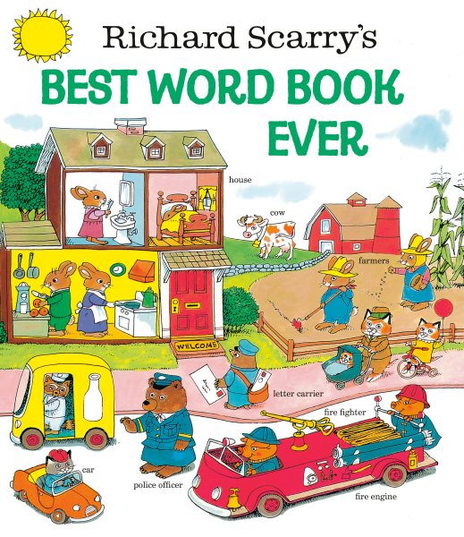 Richard Scarry's Best Word Book Ever (Giant Golden Book) cover