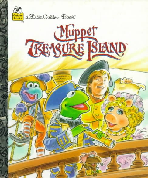 Muppet Treasure Island (Little Golden Book) cover