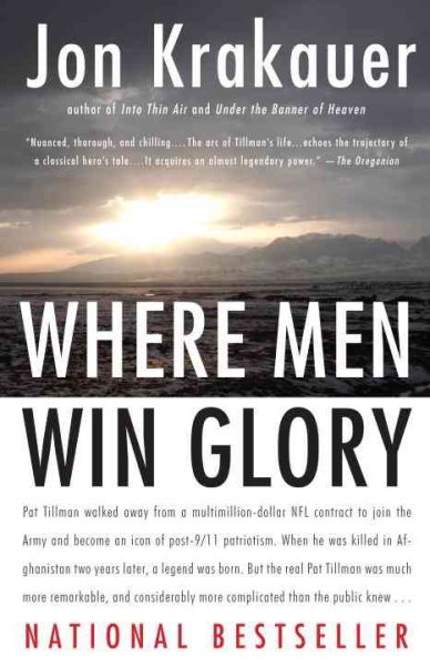 Where Men Win Glory: The Odyssey of Pat Tillman cover