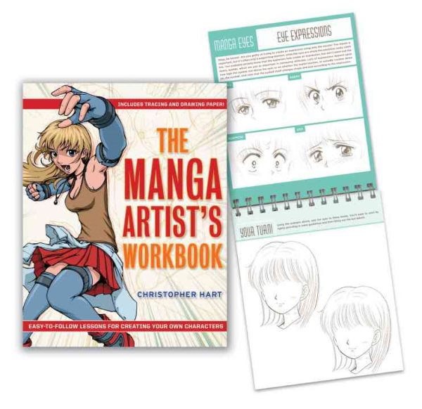 The Manga Artist's Workbook: Easy-to-Follow Lessons for Creating Your Own Characters cover