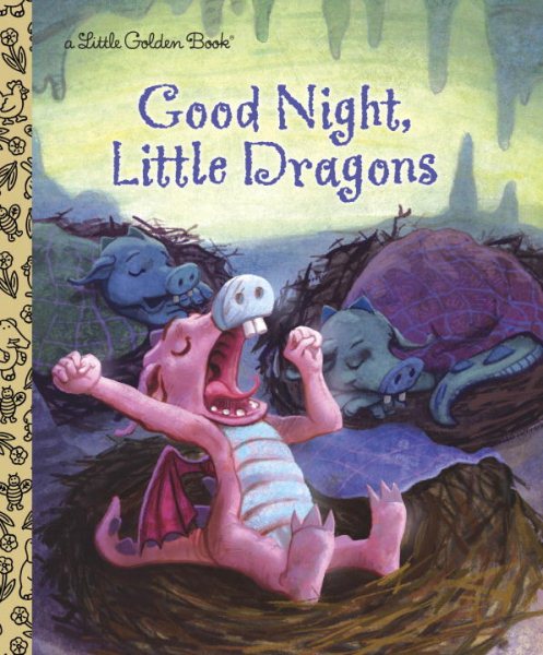 Good Night, Little Dragons (Little Golden Book) cover