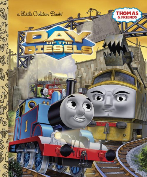 Day of the Diesels (Thomas & Friends) (Little Golden Book) cover
