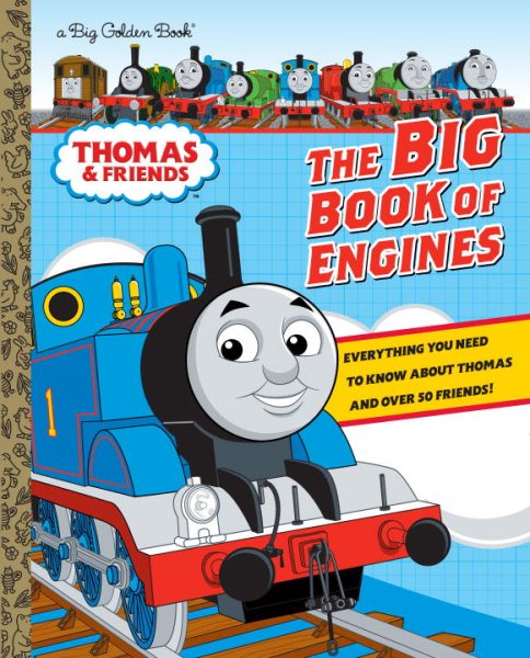 The Big Book of Engines (Thomas & Friends) (Big Golden Book) cover