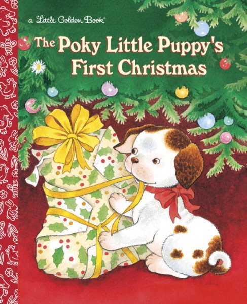 The Poky Little Puppy's First Christmas (Little Golden Book) cover