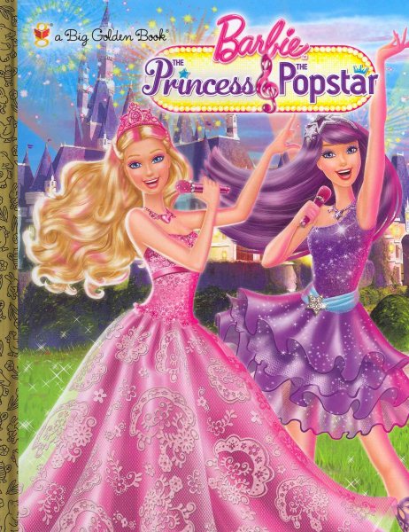 Princess and the Popstar Big Golden Book (Barbie) cover