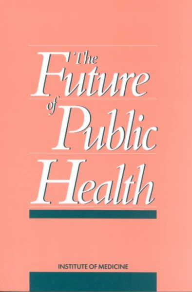 The Future of Public Health cover
